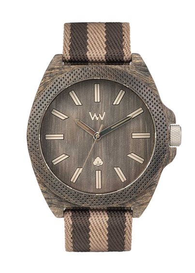 Oiritaly Montre Quartz Homme Wewood Phoenix Chrono Wenge